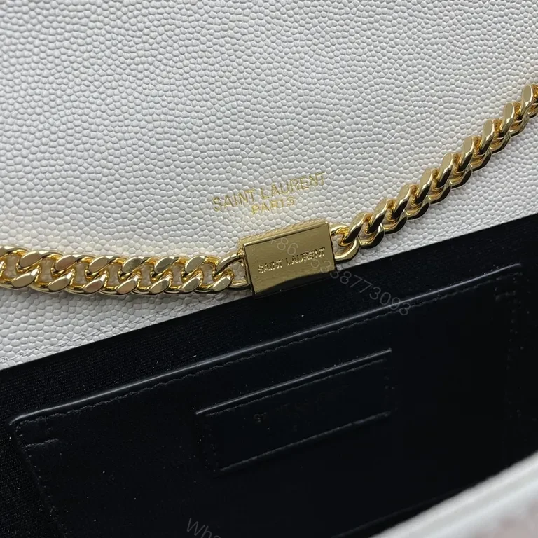 View 3 of Chic Soft-Grain Clutch: Gold-Hardware, Convertible Strap Bag