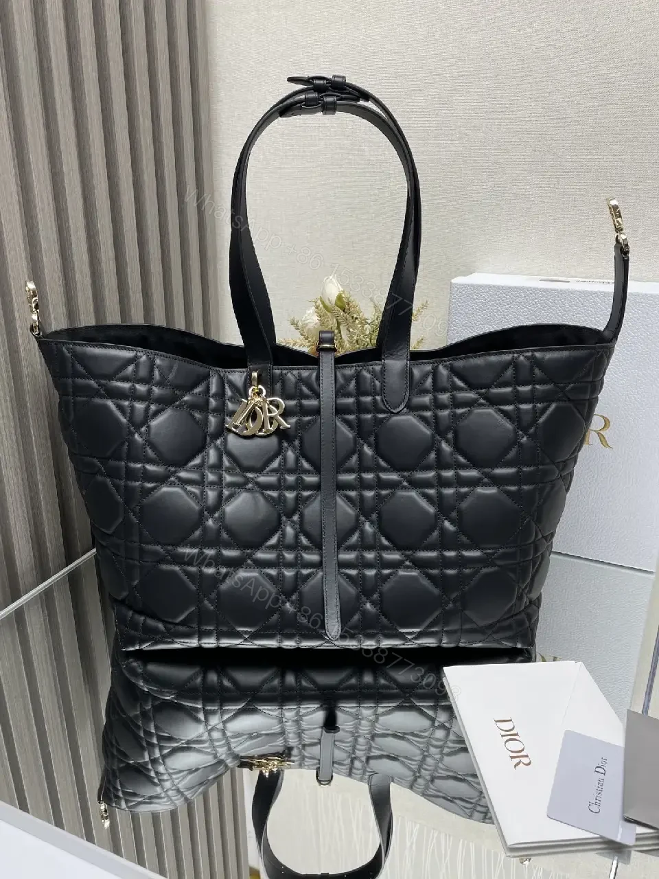 View 9 of Quilted Leather Carryall: Sophisticated Everyday Luxury Bag