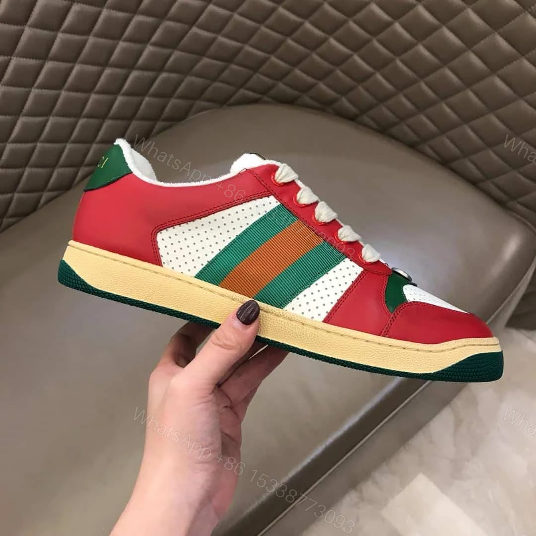 View 8 of GUCCI SCREENER LEATHER SNEAKER – GC52