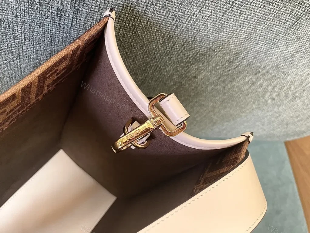 View 3 of Bold Fendi-Inspired Canvas Handbag: Modern Luxury