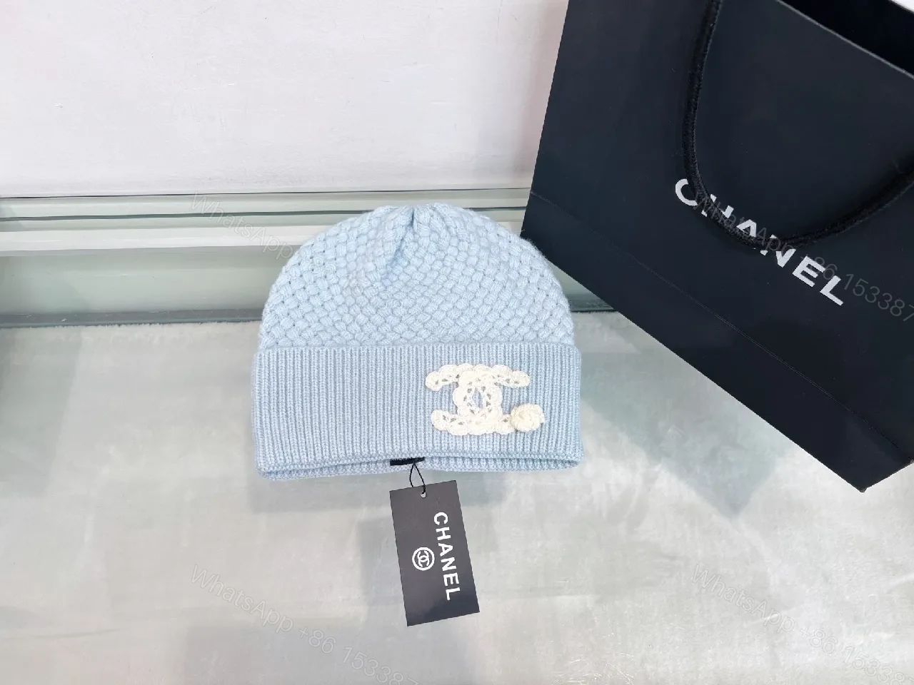 View 15 of Pastel Knit Beanie + Premium Wool + Modern Logo + Warmth & Texture + Beanie