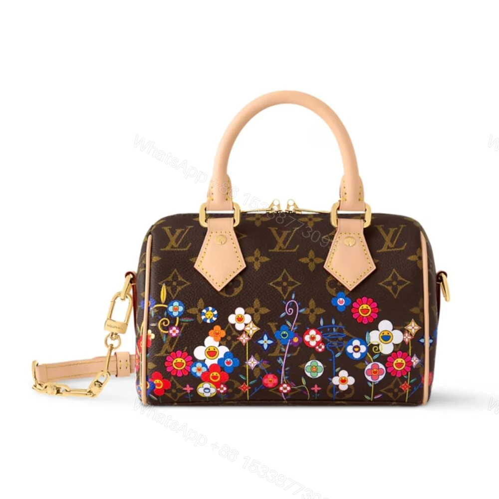 Louis Vuitton X Takashi Murakami Speedy Bandoulière Brown 20Cm — view 1