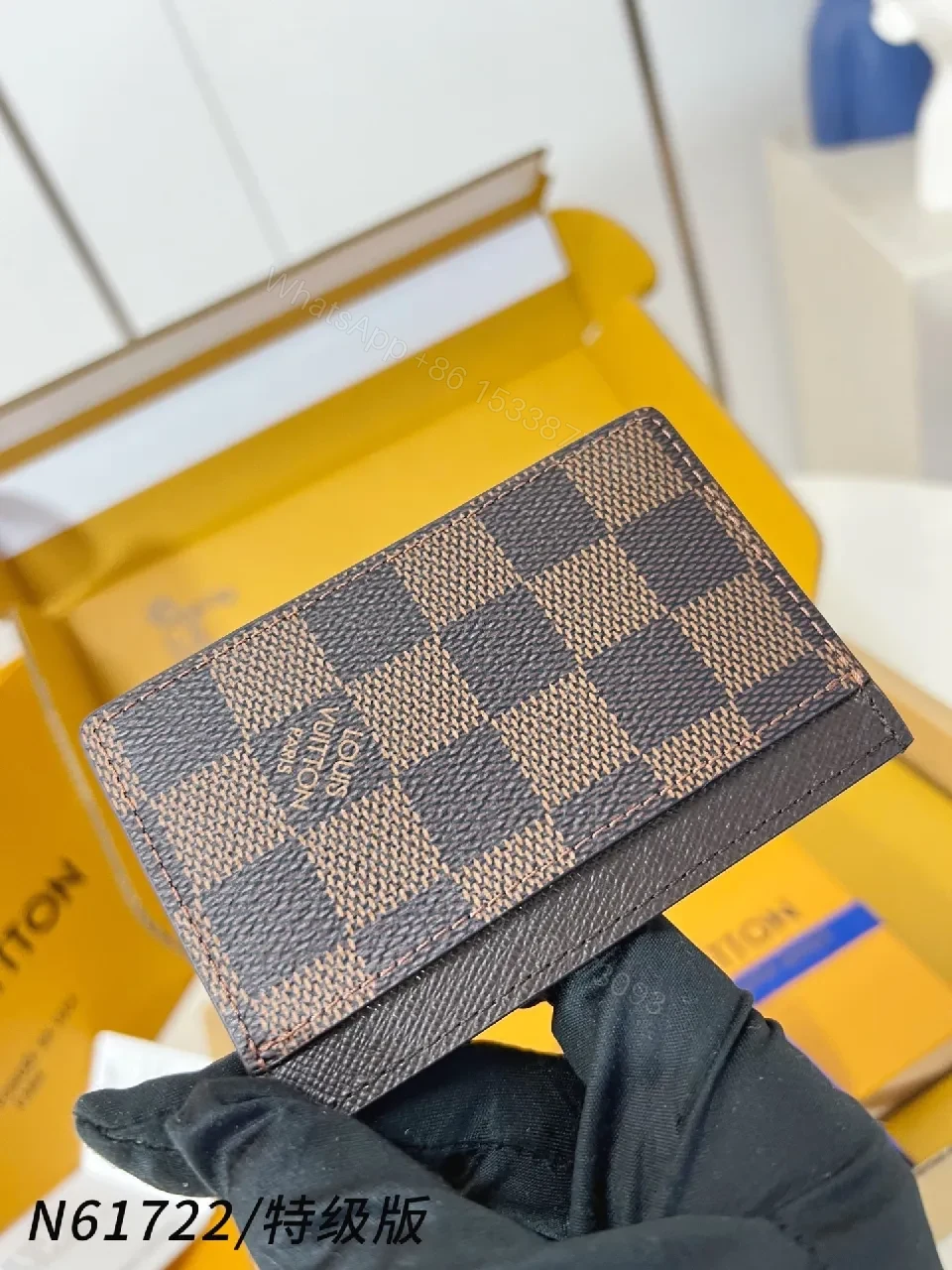 Compact Cardholder: Patterned Luxury, Everyday Essential — view 1