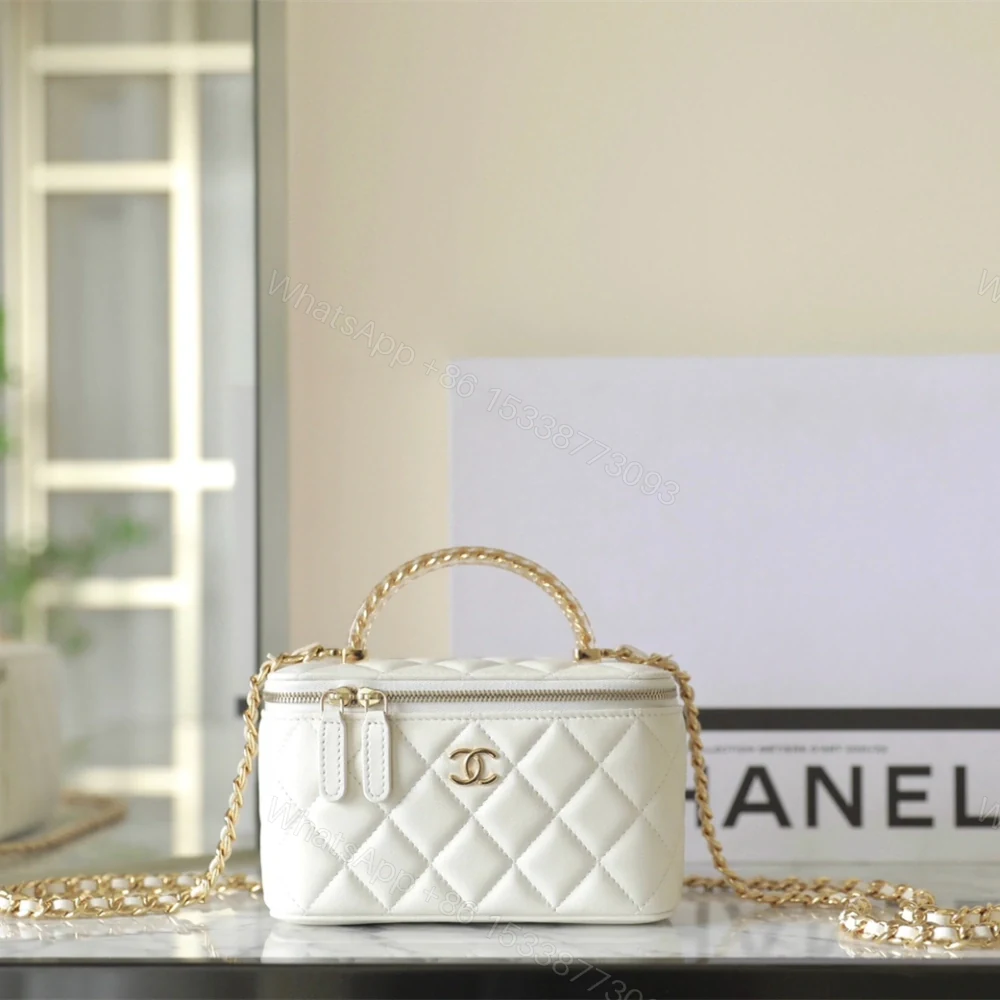高仿Chanel*24S系列AS3765手柄盒子包白色免檢版 — view 1