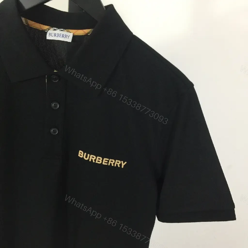 View 7 of Black Cotton Polo | Subtle Luxury, Everyday Utility, Regular Fit