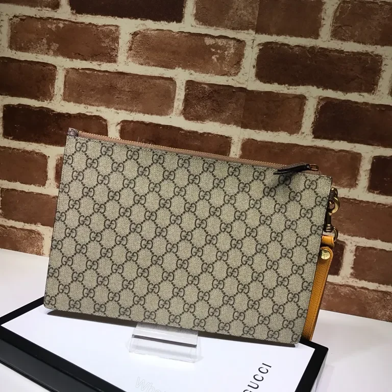 View 2 of Monogram Pouch: Convertible Strap, G GG Supreme, Luxe Clutch