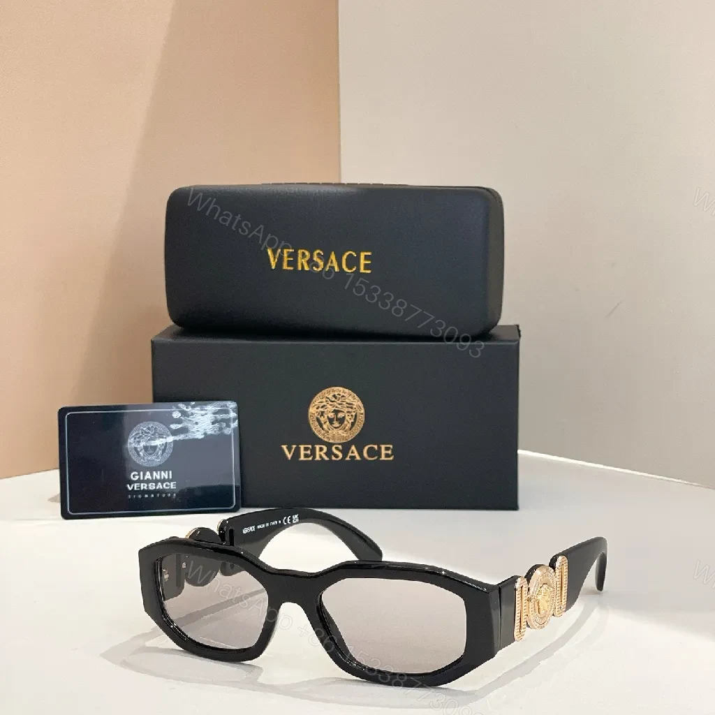 View 4 of Bold Acetate Sunglasses with Gold Accents + Luxury Style + UV Protection Edge