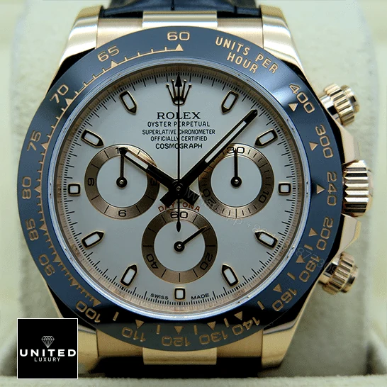 View 5 of Rolex Cosmograph Daytona White Dial 116515LN-0003 Replica