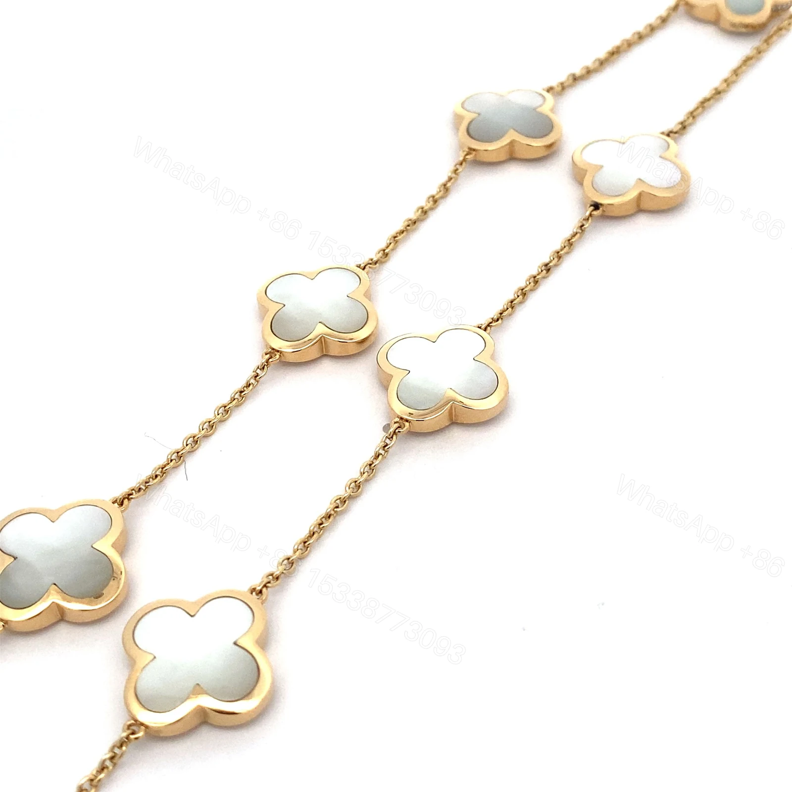 View 3 of Features 9 Motif Van Cleef & Arpels Pure Alhambra Long Necklace