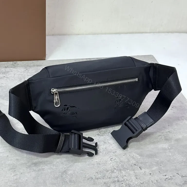 View 9 of Sleek Black Burberry Belt Bag: Luxury Everyday Utility