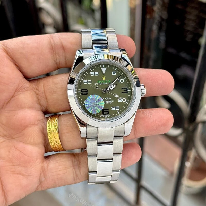 View 2 of Rolex Air-King Green 40mm Automatic