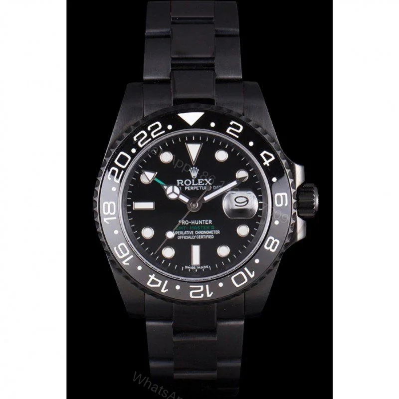 Replica Rolex GMT-Master II Black Dial REP016829 — view 1