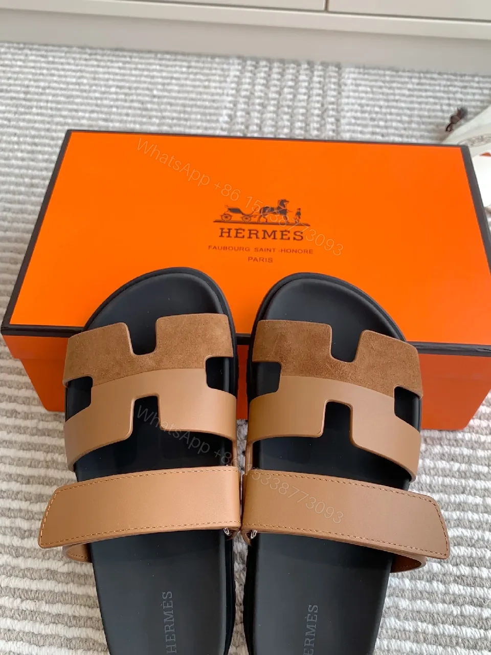 View 6 of Premium Leather Straps Sandal: Modern Luxury Comfort