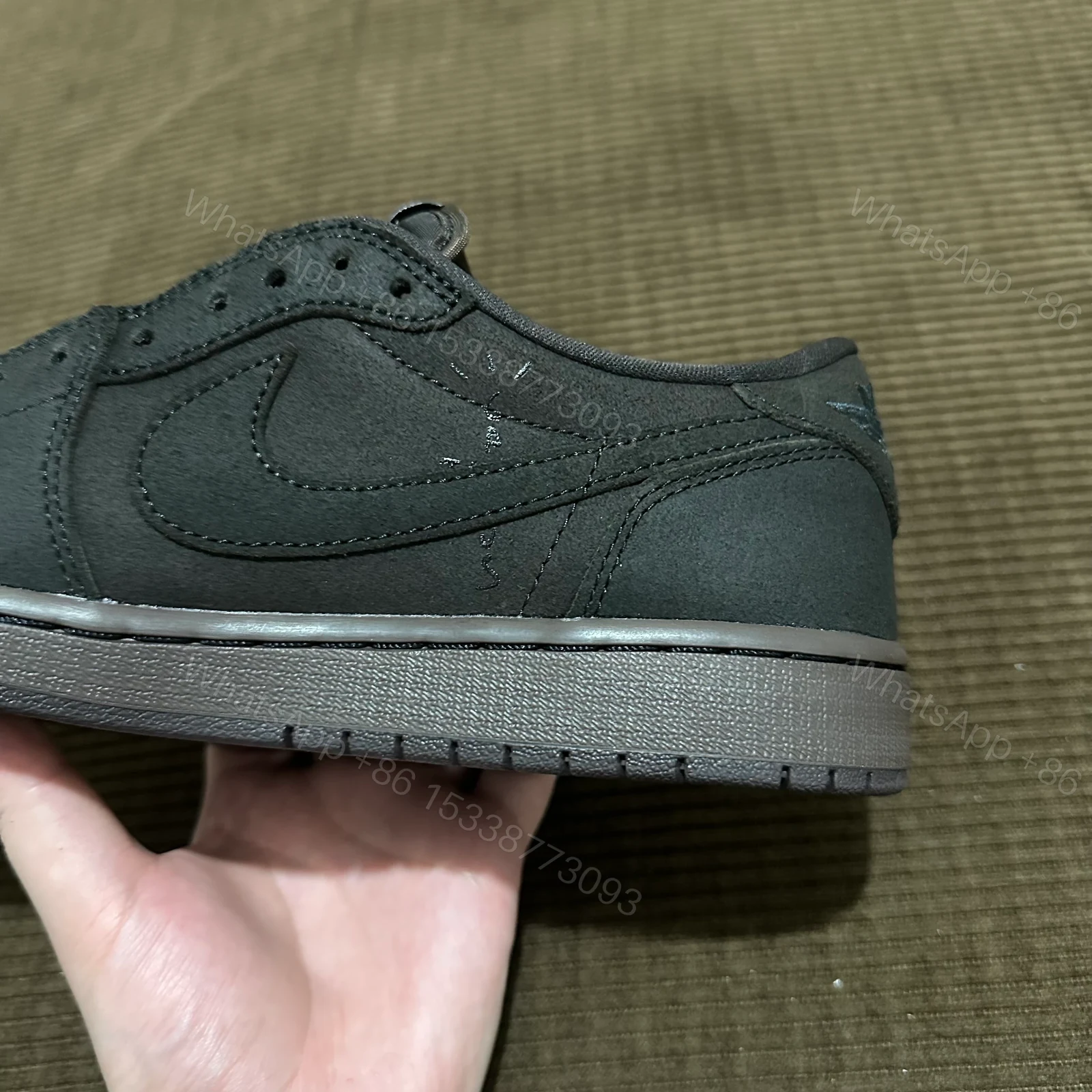 View 6 of Jordan 1 Retro Low OG SP Travis Scott Velvet Brown