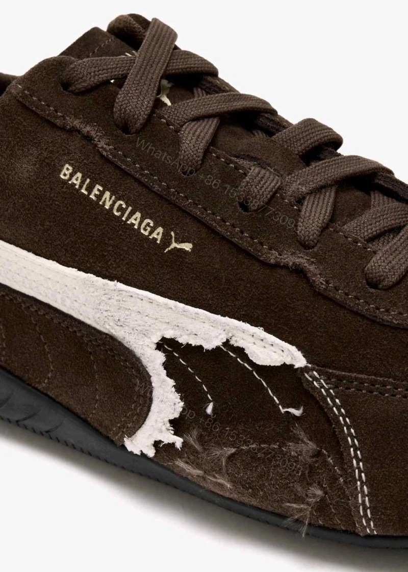 View 5 of First Copy Balenciaga X Puma Speedcat Brown