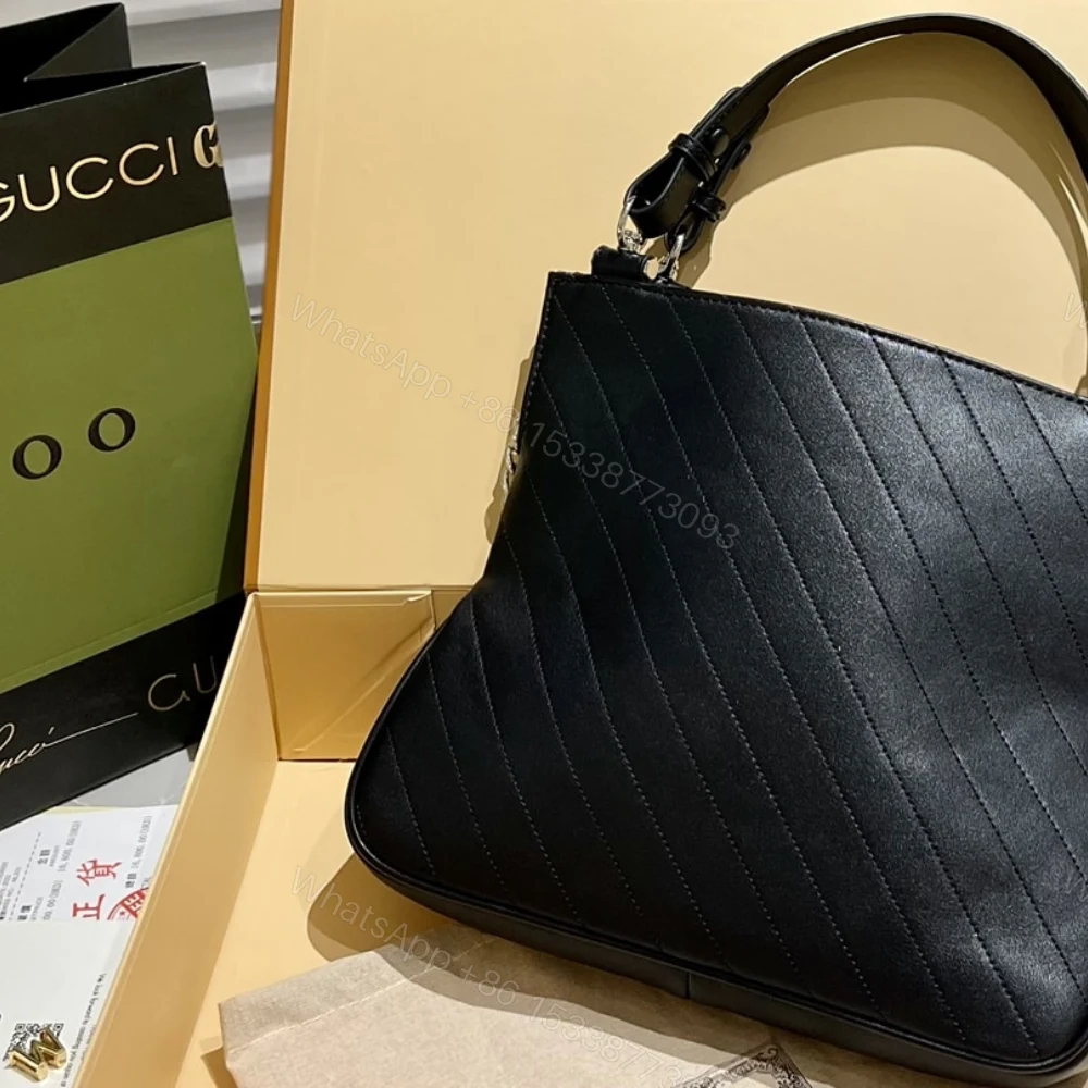 View 4 of Gucci Blondie Small Tote Bag Black 30Cm 751518 1AAOW 9022