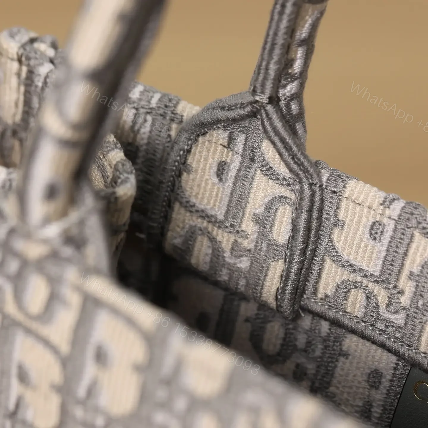 View 16 of 高仿Dior*BookTote系列Oblique印花灰色S免檢版