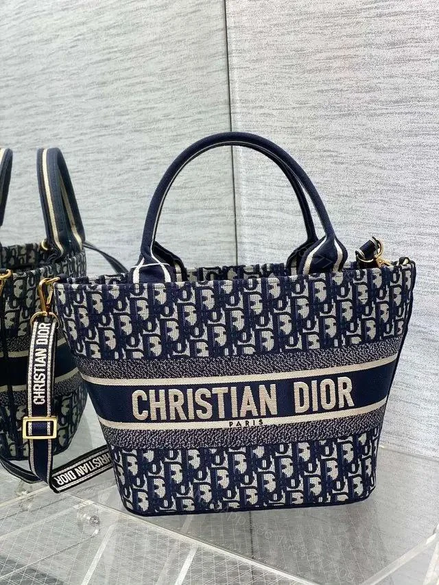 View 2 of Christian Dior Hat Basket Bag Butterfly Bandana Embroidery