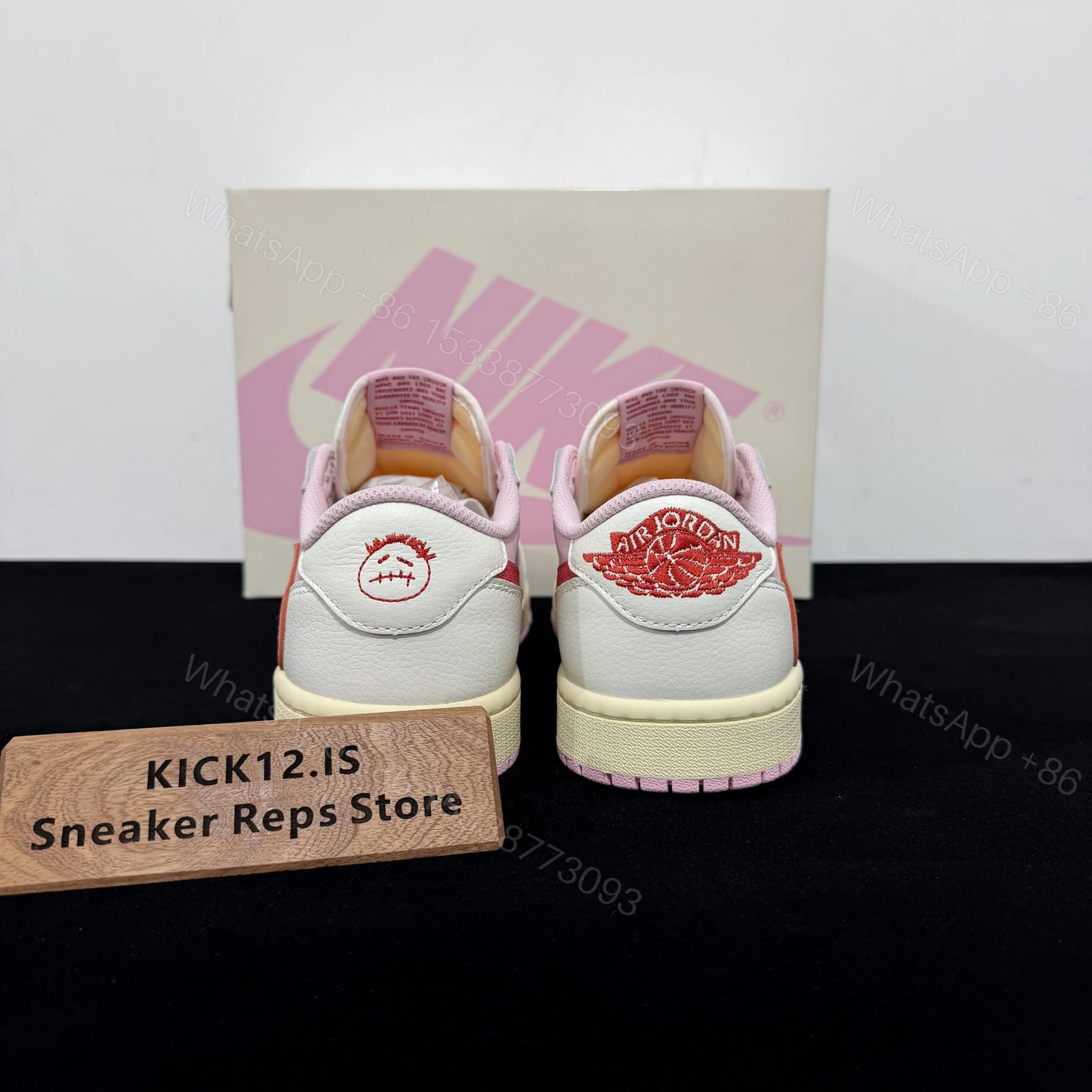 View 7 of Travis Scott x Air Jordan 1 Tropical Pink Reps