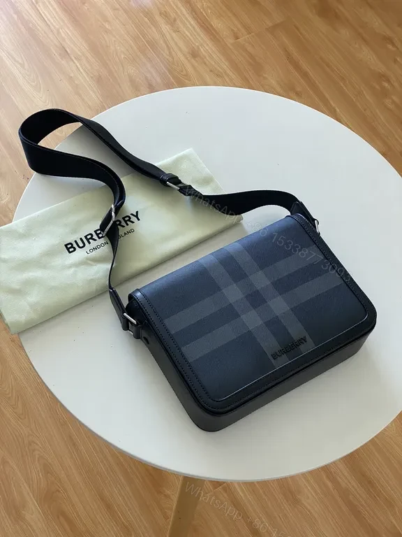 View 5 of Monochrome Check Crossbody â€“ Compact Luxury Bag