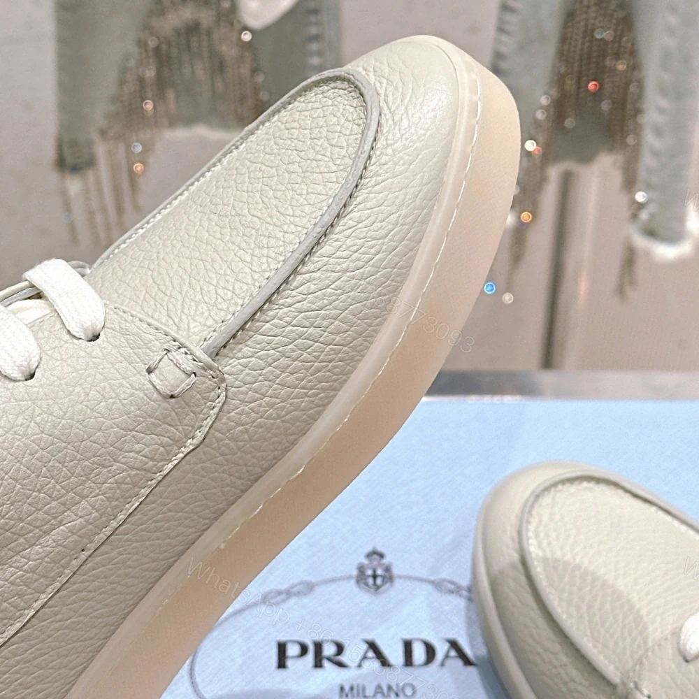 View 6 of 高仿Prada*2EE397C男女同款復古商務鞋灰色免檢版
