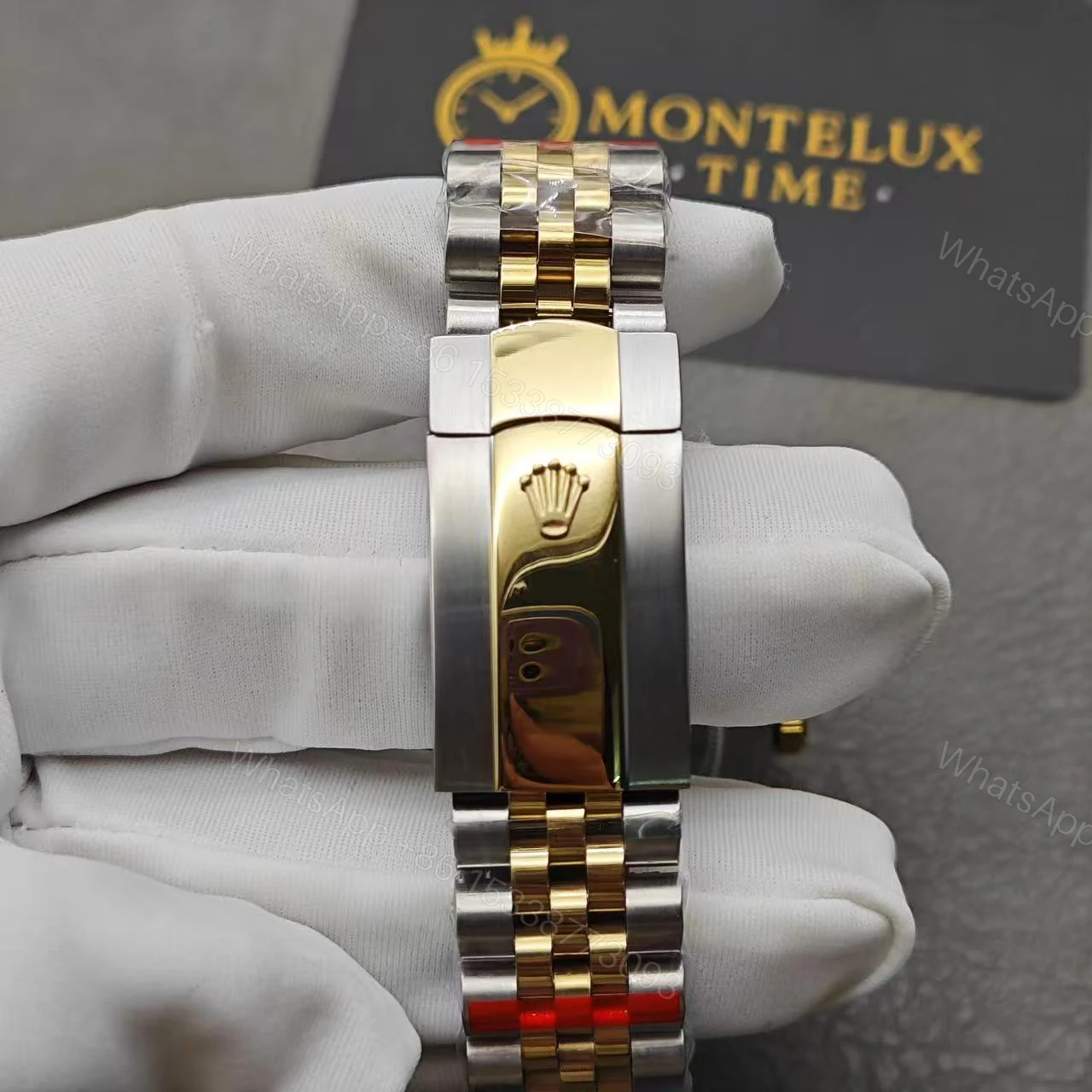 View 8 of Replica Rolex Datejust Rhodium Dial 126333 “Wimbledon” Fluted Jubilee 41mm Superclone