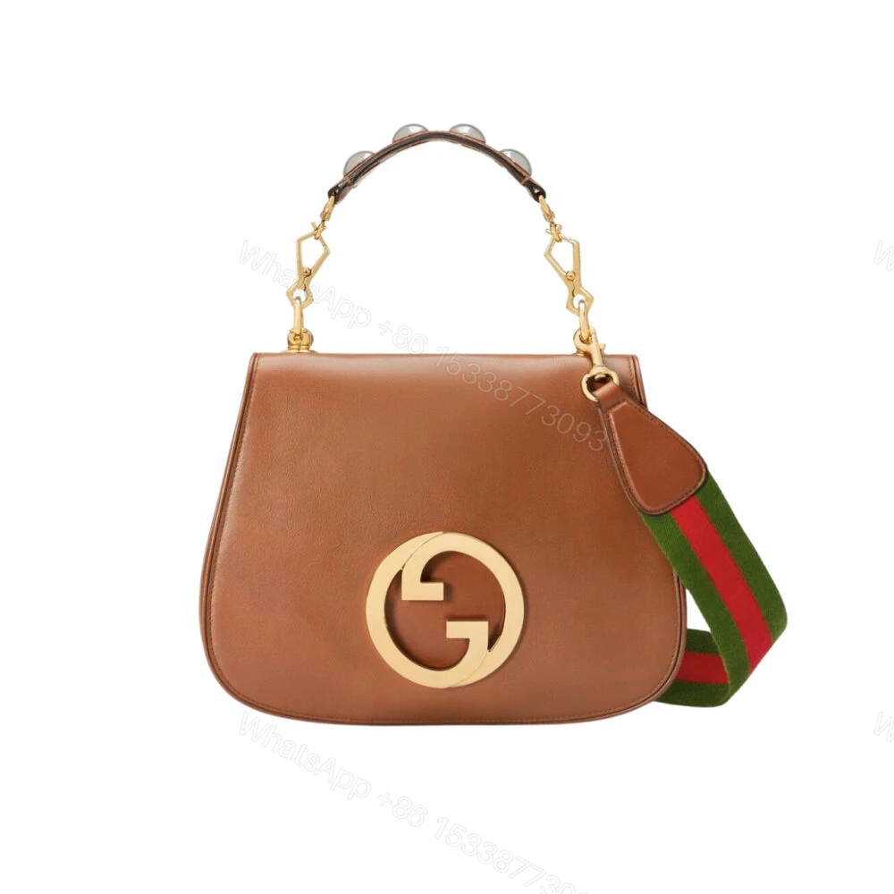 Gucci Blondie Medium Top Handle Bag Brown 29Cm — view 1