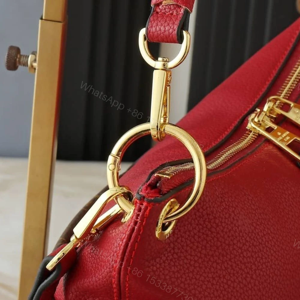 View 5 of Louis Vuitton Maida Hobo Handbag Red Monogram 33Cm