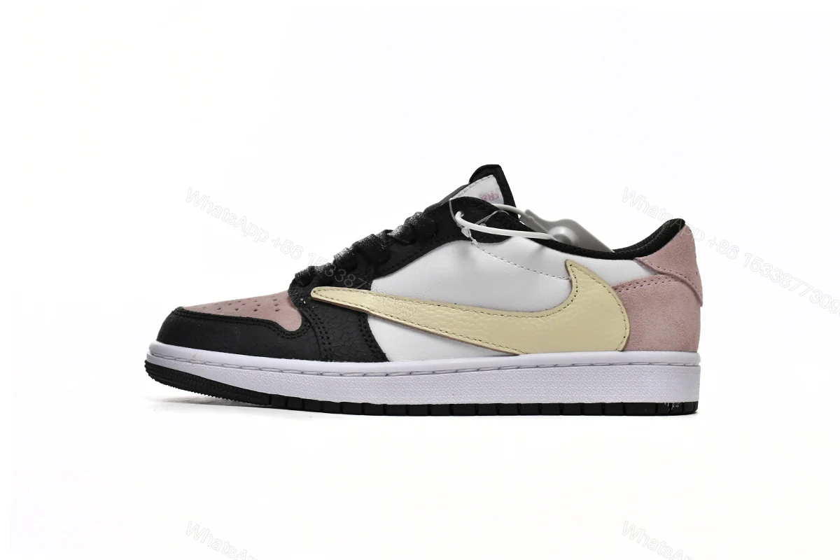 View 10 of Travis Scott x Air Jordan 1 Low Black Red DM7866-066