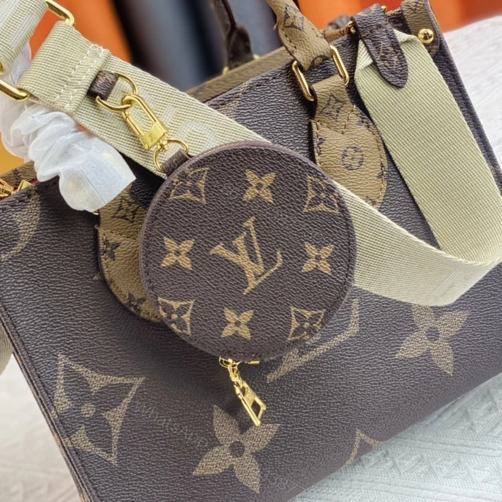 View 2 of Louis Vuitton Onthego PM Brown 25Cm M46373