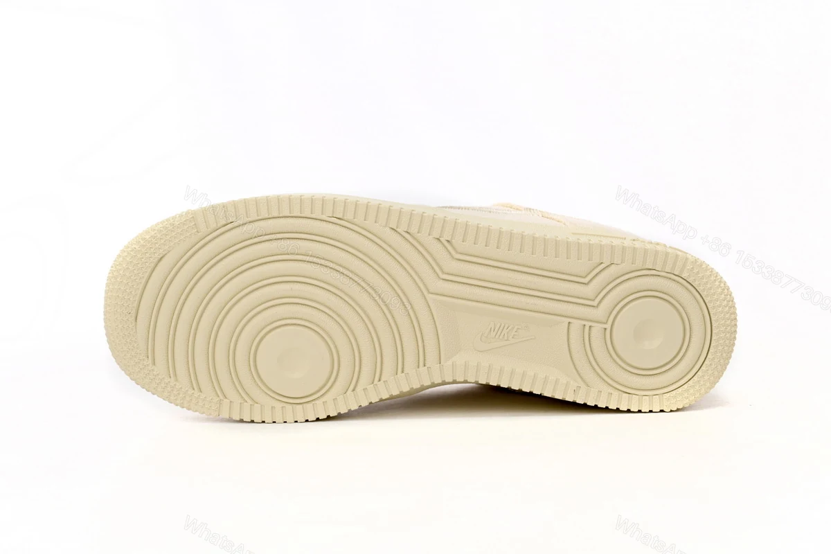 View 12 of Stussy x Nike Air Force 1 Low “Fossil Stone” CZ9084-200