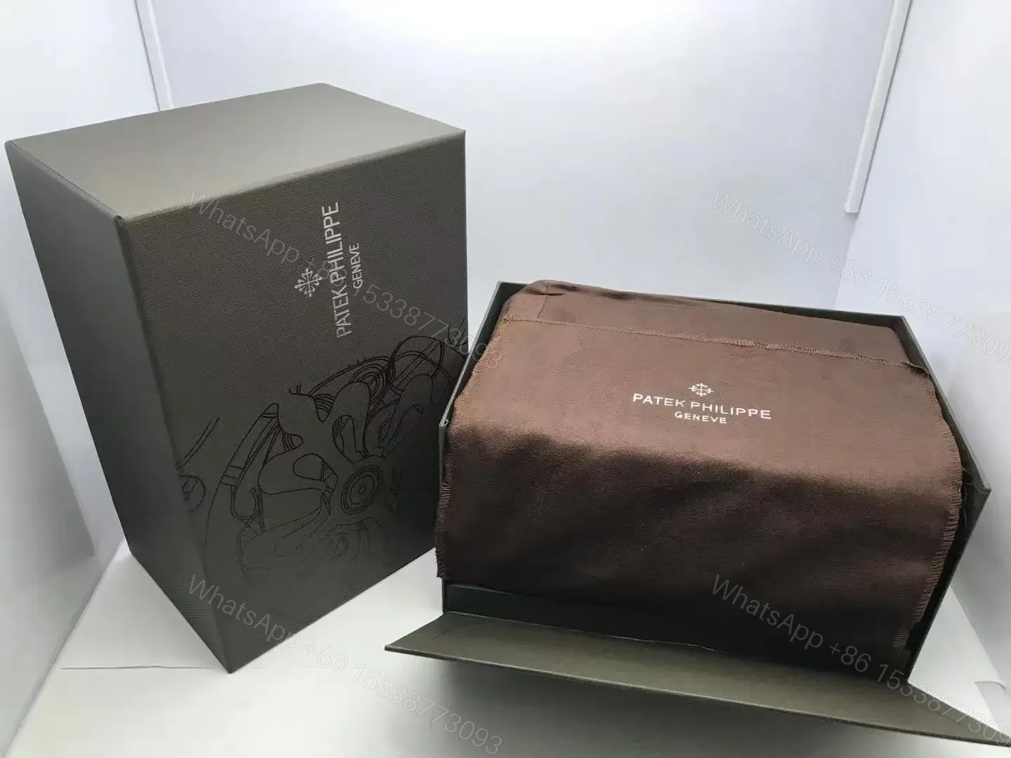 View 3 of Super Clone Replica Patek Philippe Wooden Watch box