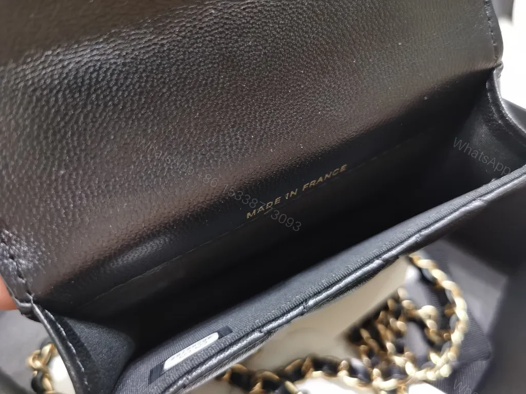 View 5 of Chic Quilted Mini Bag with Gold Chain - Compact Luxury