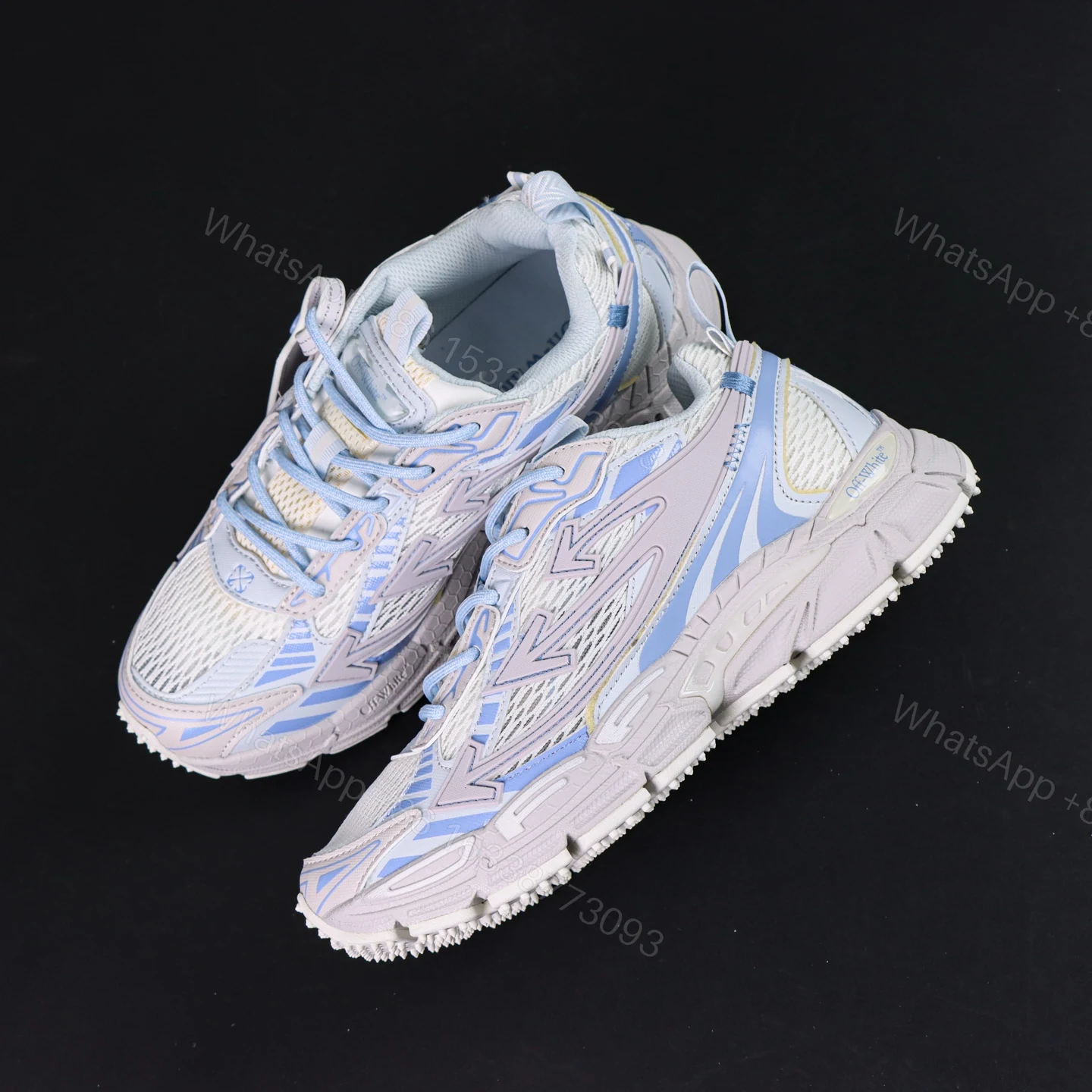 View 8 of Off White Be Right Back Light Blue Grey