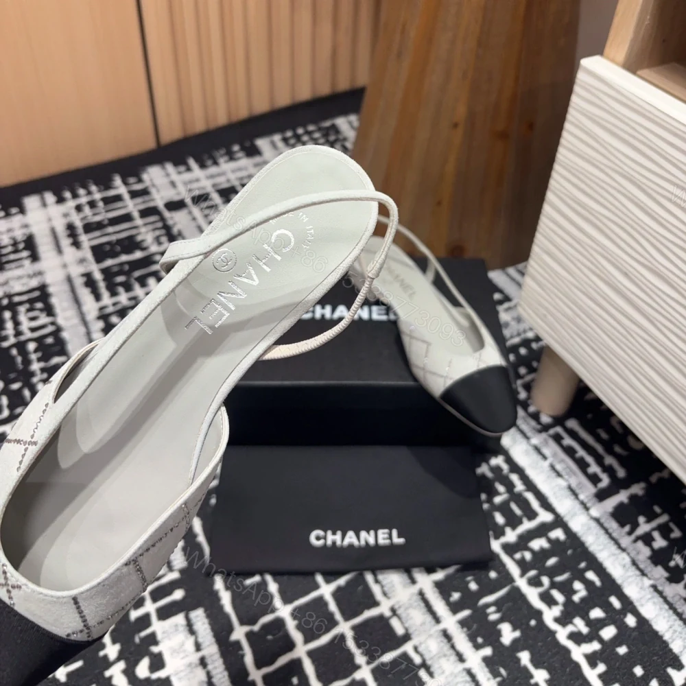 View 5 of 高仿Chanel*25C系列G31319小羊皮休閒平底鞋灰色2CM免檢版