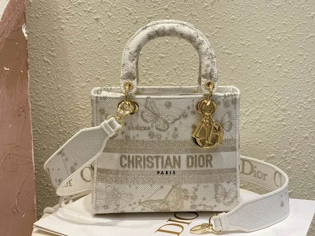 View 6 of Dior Jacquard Tote: Refined Texture, Day-to-Night Style