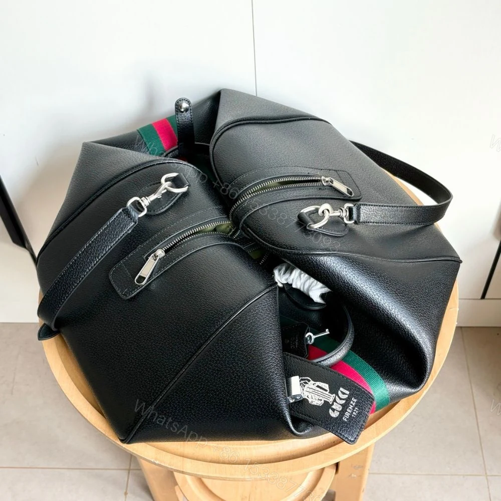 View 5 of Gucci Web Trademark Medium Duffle Bag Black 44Cm