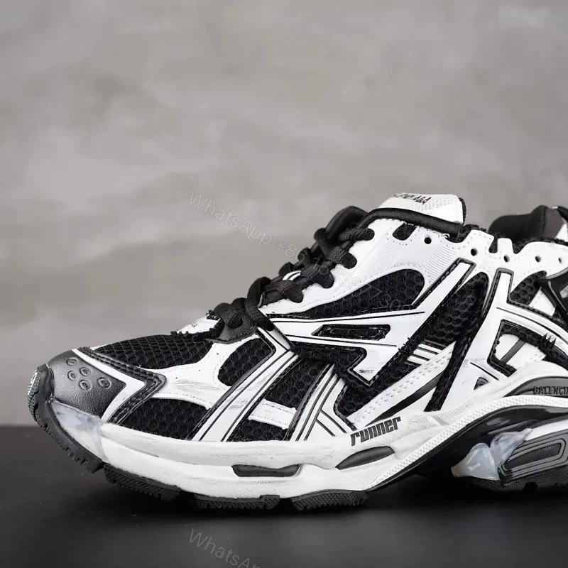Balenciaga Runner White Black White — view 1