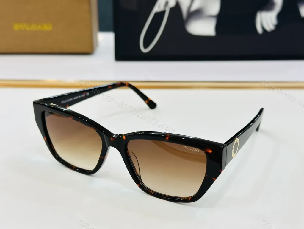 View 2 of Bold Modern Sunglasses: Textured Frame, BVLGARI Edge