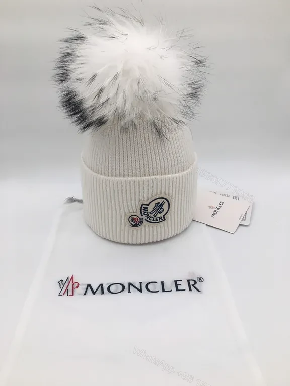 View 6 of Blush Pink Wool Beanie â€” Cozy Luxury with Pom-Pom