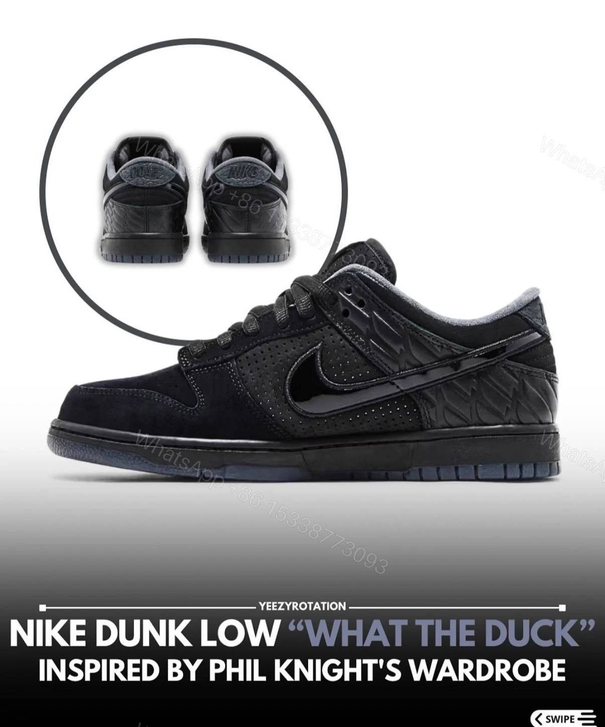 FIRST COPY NIKE SB DUNK WHAT THE DUCK SHOES FOR MEN — view 1