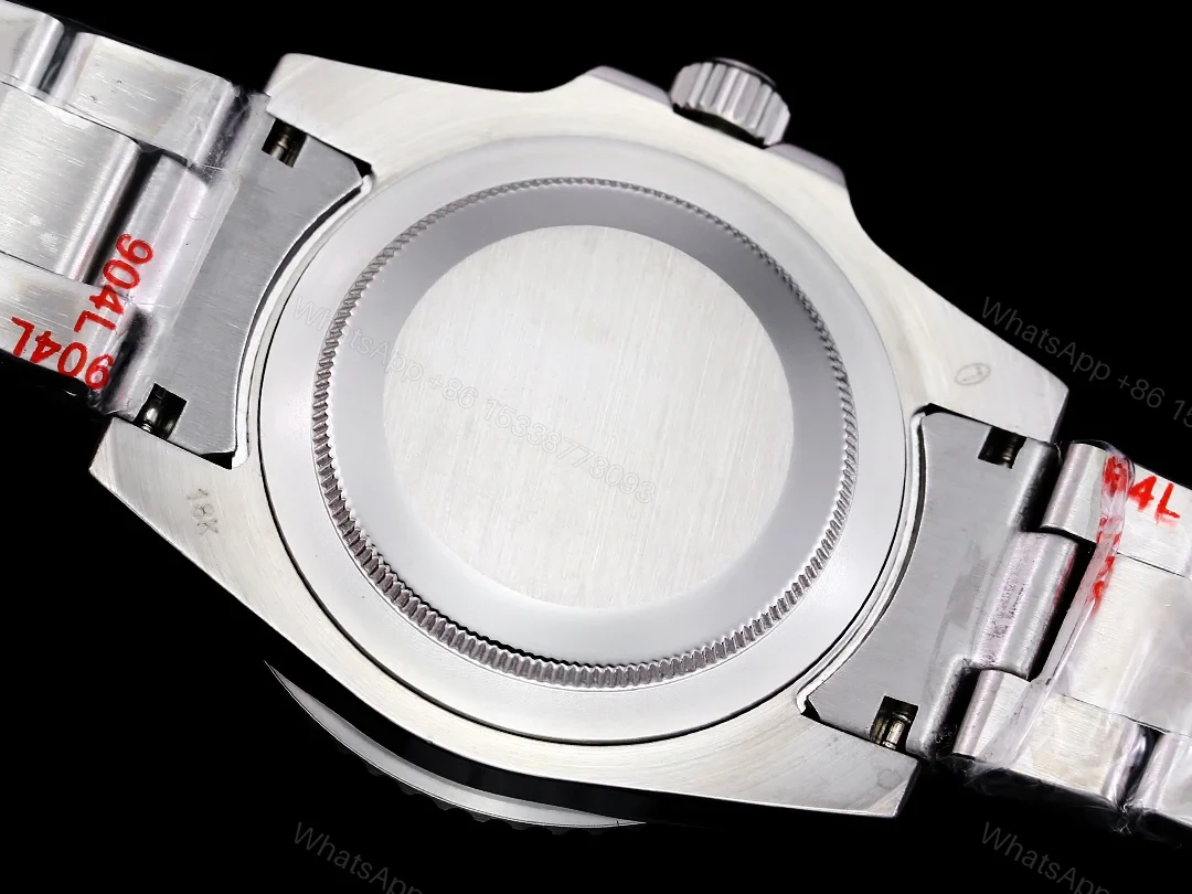 View 9 of Rolex Full Iced Diamond Dial Three-Link Bracelet Luxury Watch 42mm Ultimate Edition RG-ROLEX-FULL-ICED-DIAMOND-GRN-001