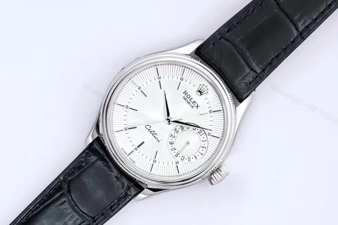 View 2 of Rolex Cellini Date 50519 Silver Dial Replica 39mm 50519-0012