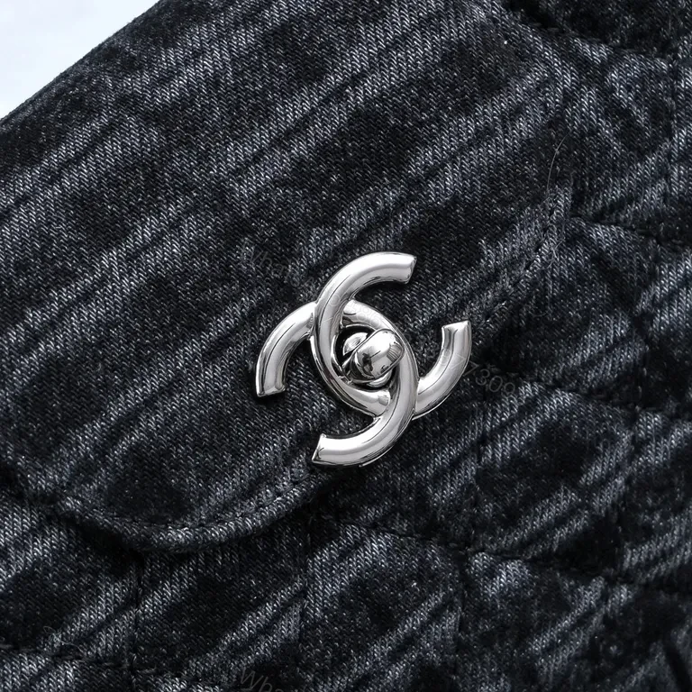 View 9 of Structured Tweed Crossbody with Signature Hardware Luxury Bag