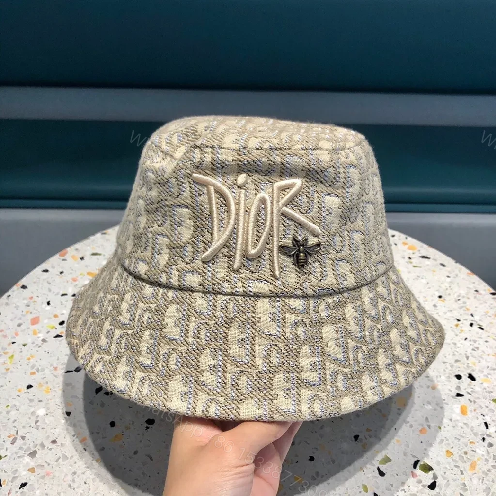 View 5 of Textured Monogram Bucket Hat: Jacquard Detail, Unisex Style