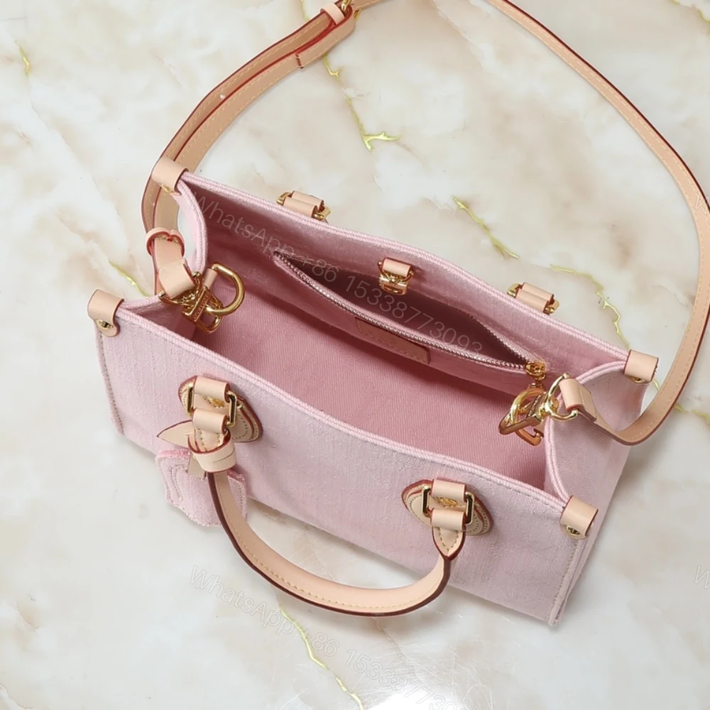 View 6 of Louis Vuitton Onthego PM Pink Denim 25Cm