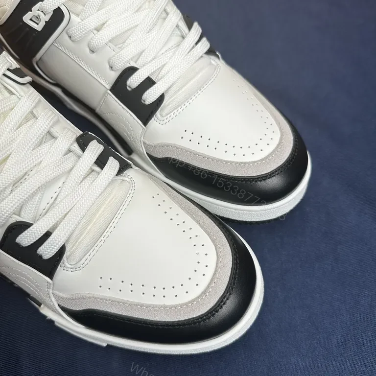 View 8 of Bold LV Contrast-Blocker High-Tops: Luxe Everyday sneakers