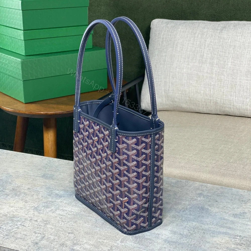 View 3 of 高仿Goyard*GY10184雙面兩用MiniTote手袋深藍免檢版