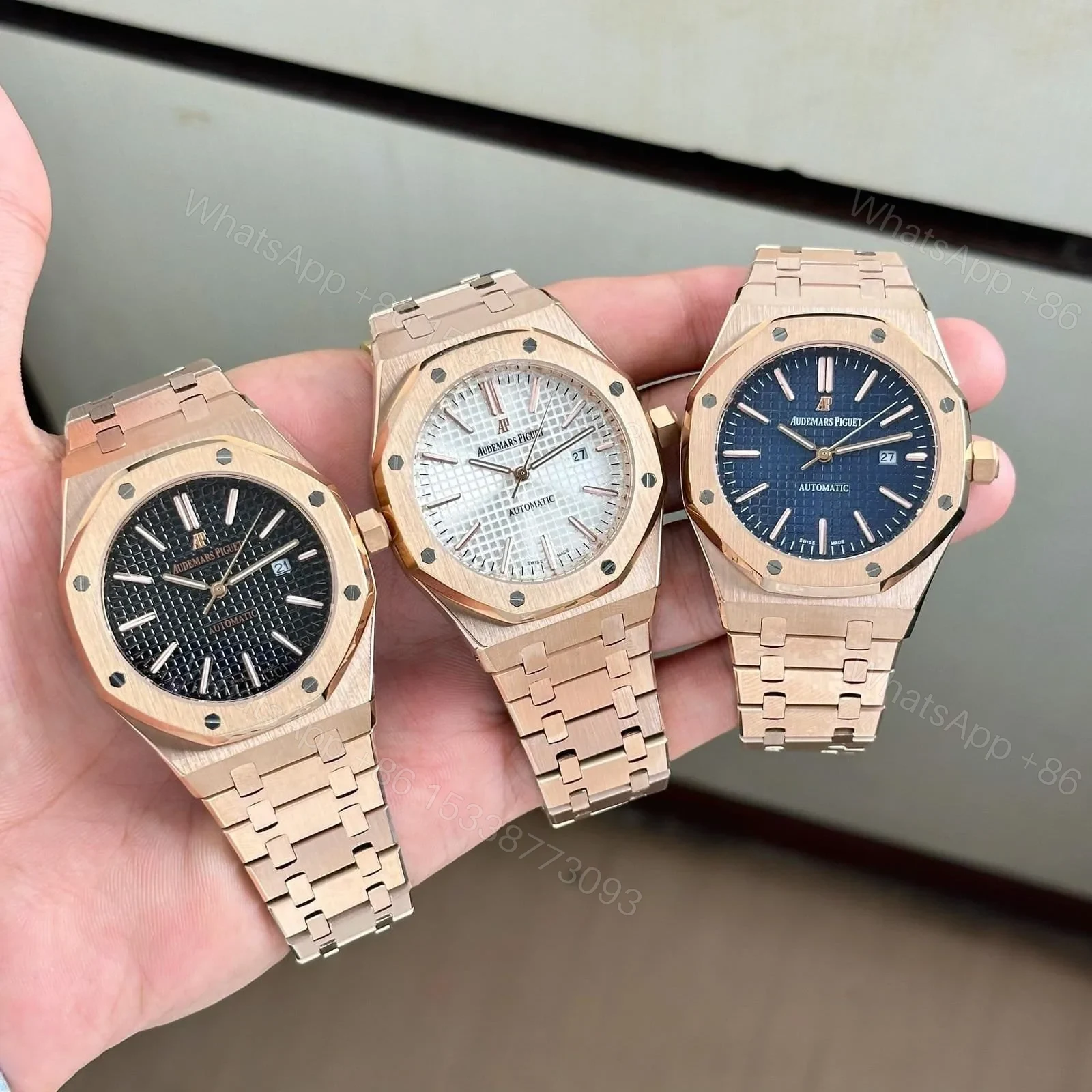 View 2 of Audemars Piguet Royal Oak 43mm, Rose Gold Finish