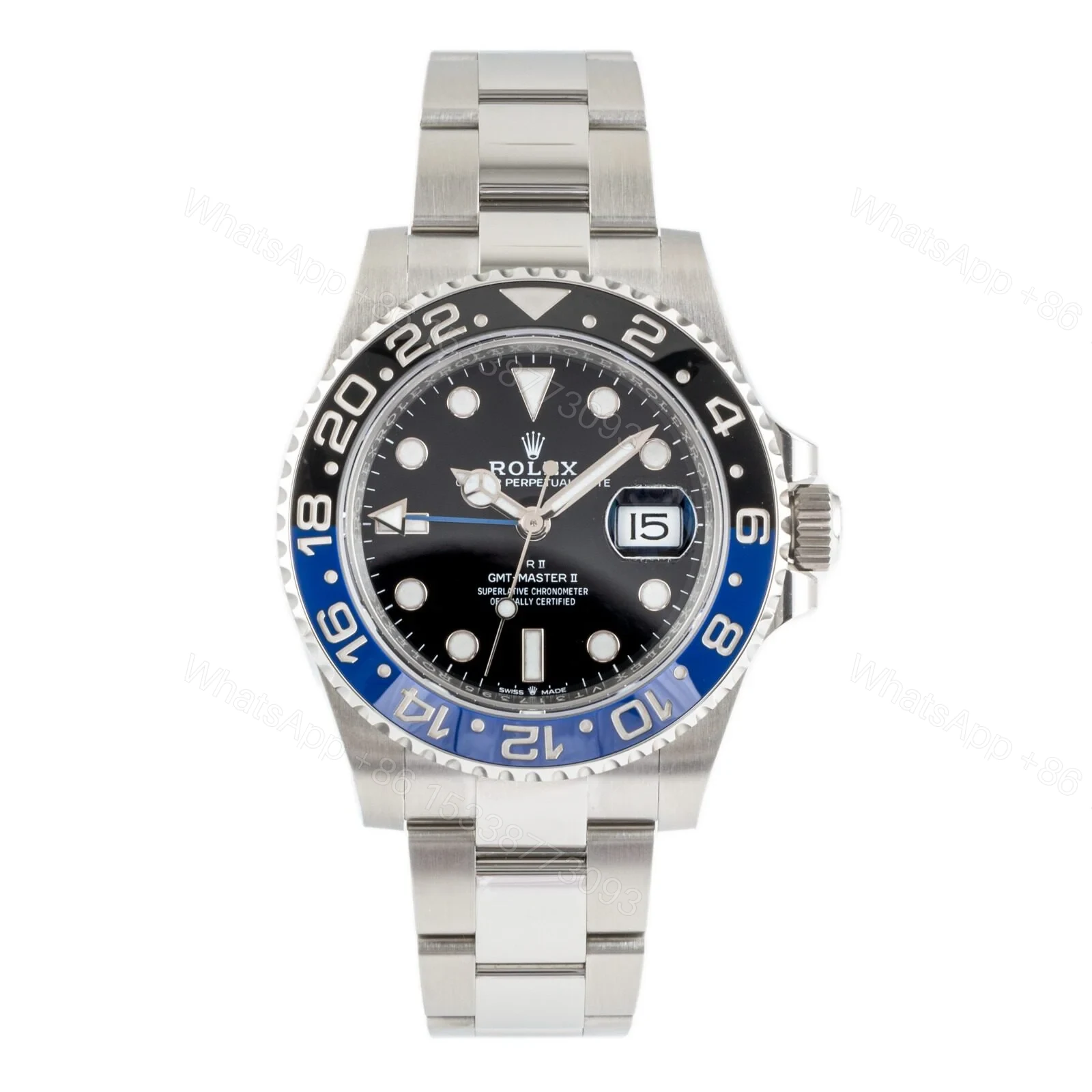Superclone Rolex GMT-Master II 126710BLNR “Batman” — view 1